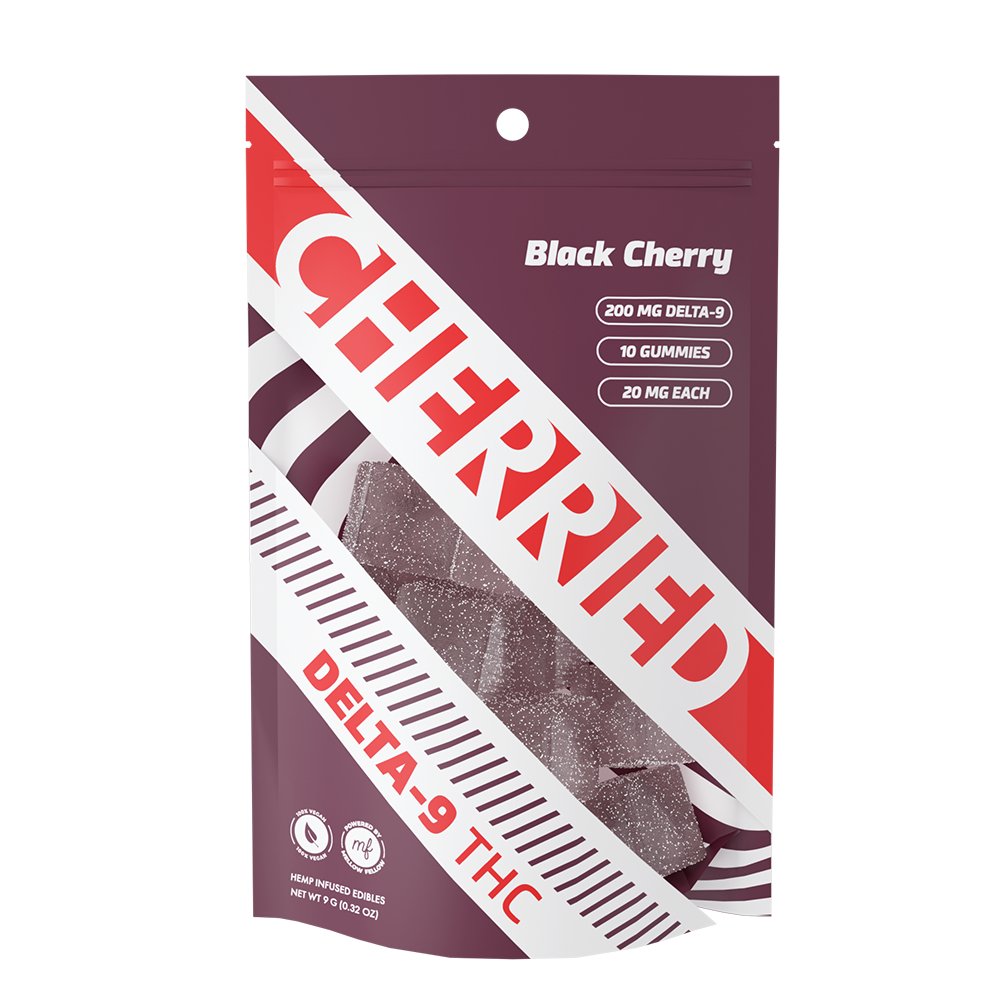Delta 9 THC Edibles - Black Cherry 200mg