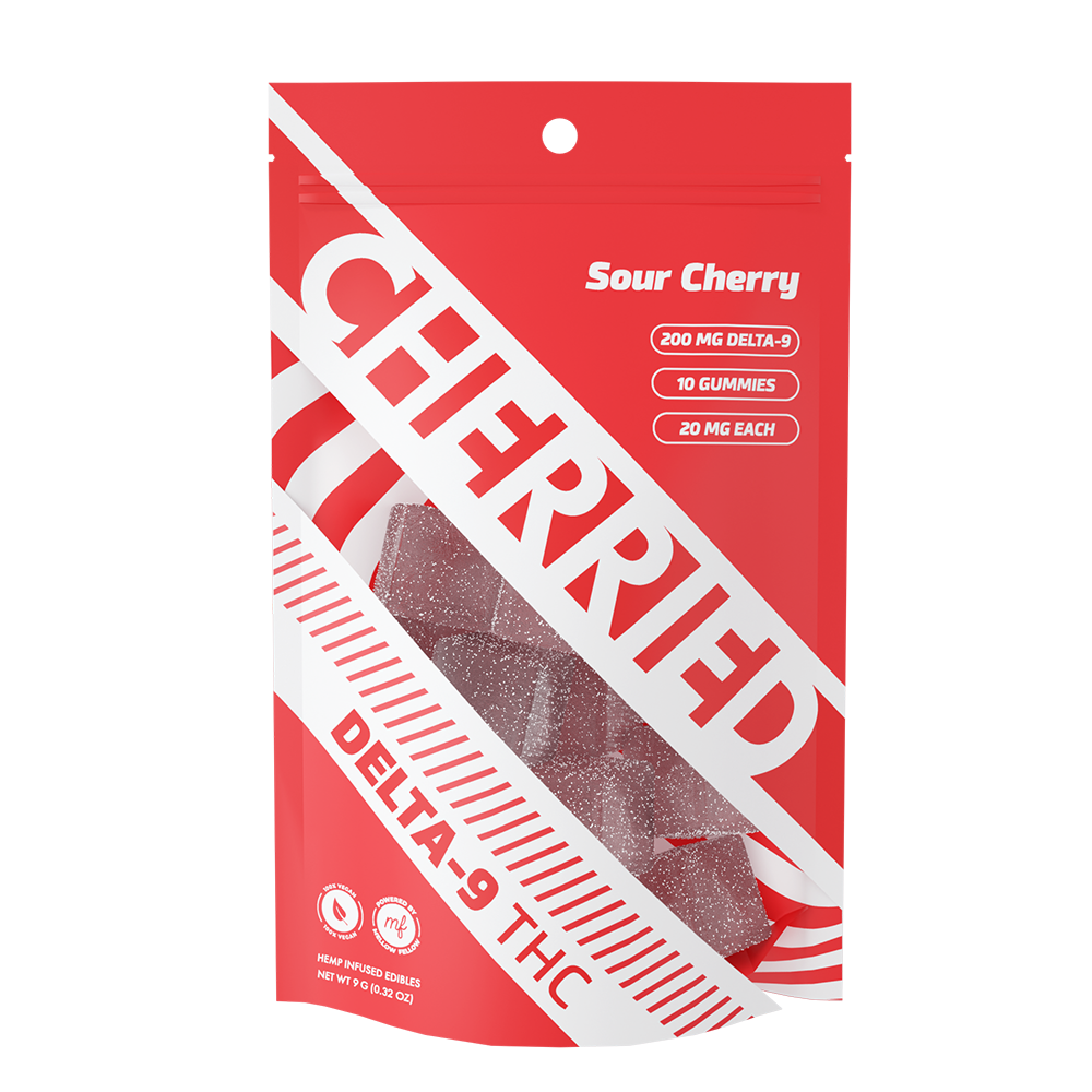 Delta 9 THC Edibles - Sour Cherry 200mg